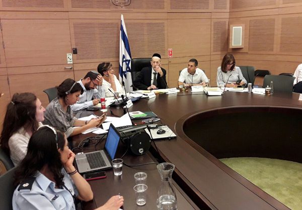 ישיבה בוועדת המדע והטכנולוגיה של הכנסת. צילום: דוברות הכנסת