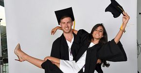 הזוג המאושר, אלכס חייטוביץ' ורעות חובב. שיהיה במזל. צילום: ישראל הדרי