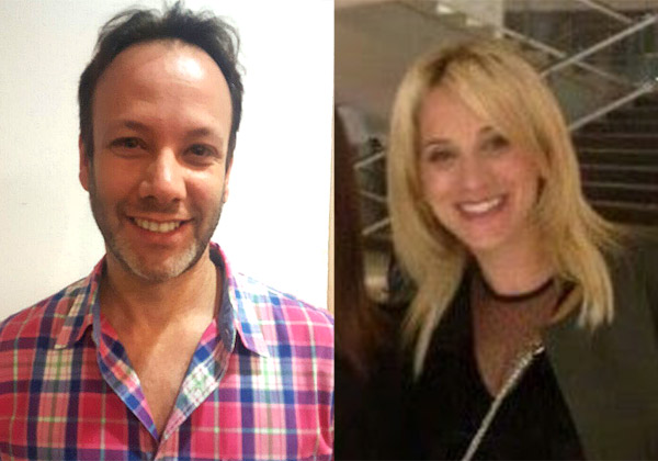 עינת קוגן, אחראית תחום אחסון וגיבוי בבינת, ודן דולינסקי, מהנדס בכיר באגף מחשוב בבינת. צילום: יח"צ