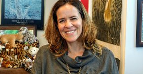 באה לבקר במאורת הנמר: ד"ר גאיה לורן, המנהלת הטכנולוגית הראשית של חממת האצ'יסון כנרות. צילום: פלי הנמר