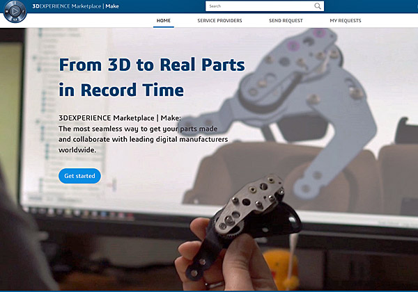 ה-3DExperience Marketplace של דאסו סיסטמס. צילום: יח"צ
