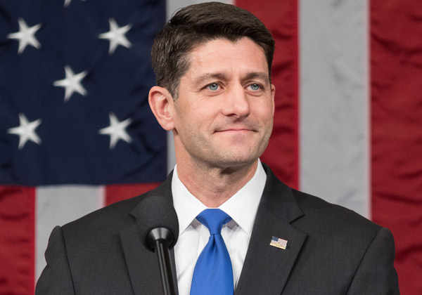 פול ראיין, יושב ראש בית הנבחרים של ארצות הברית. צילום: ויקיפדיה