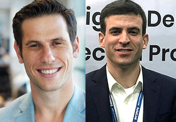 מימין: ליאור עקביא, מייסד שותף ומנכ"ל Seebo (צילום: נחמה אלמוג), ולירון גריבץ, מקים מטה (צילום: יח"צ)