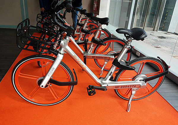 האופניים של מובייק. צילום: יניב הלפרין