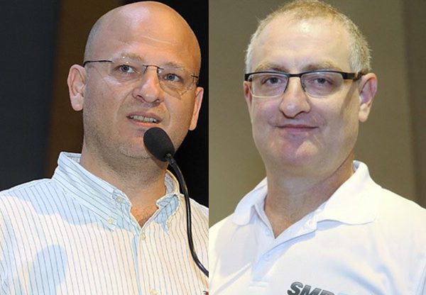 מימין: יואב לודמר, מנכ"ל משותף ב-SMBIT (צילום עצמי), ורן קליינר, מנכ" האקדמיה לרחפנים בישראל (צילום: ניב קנטור)