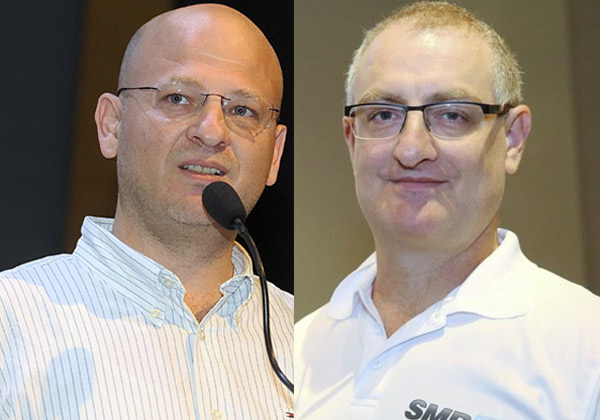 מימין: יואב לודמר, מנכ"ל משותף ב-SMBIT (צילום עצמי), ורן קליינר, מנכ" האקדמיה לרחפנים בישראל (צילום: ניב קנטור)