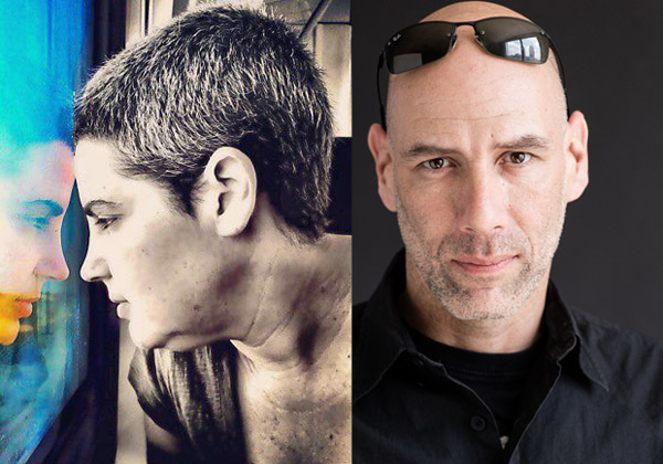 זיו קורן, צלם עיתונות, ודינה אלפסי, צלמת חובבת זוכת תחרויות צילומים ברשת. צילום: עצמי