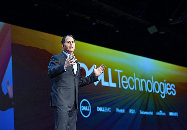 מייקל דל, נשיא ומנכ"ל דל טכנולוגיות, בכנס בלאס וגאס. צילום: יח"צ
