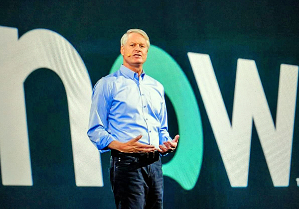 ג'ון דונהו, יו"ר ומנכ"ל ServiceNow, בכנס אמש (ג'). צילום: יח"צ