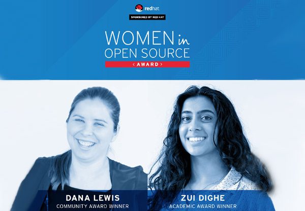 זוכות פרס Women in Open Source Award 2018