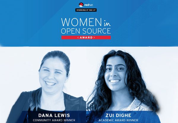 זוכות פרס Women in Open Source Award 2018