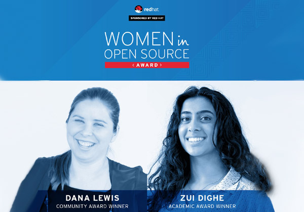 זוכות פרס Women in Open Source Award 2018