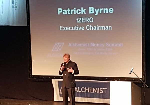 פטריק ביירן, מייסד ומנכ"ל אוברסטוק.קום, בביקור בישראל. צילום: יח"צ