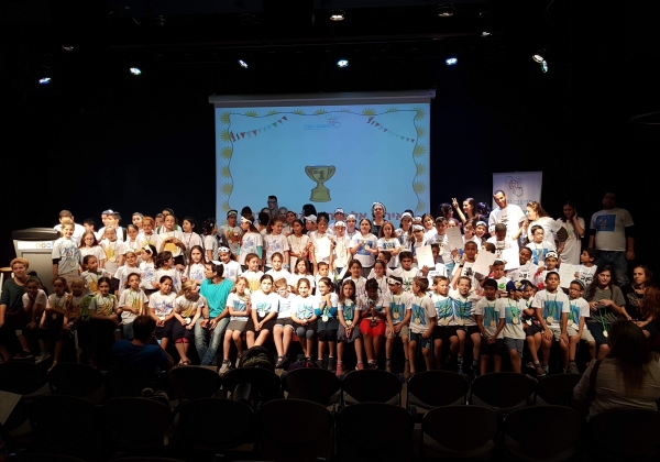 כל משתתפי תכנית "הייטקיד" של עמותת מחשבה טובה. צילום: יח"צ