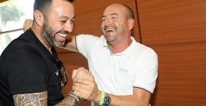 סחבקים. אייל ברקוביץ' (ברקו בשביל הקוראת אופירה אסייג) וליאור נרקיס. צילום: רפי דלויה