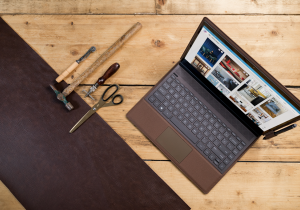 Spectre Folio החדש של HP. עטוף בעור ויוקרתי. צילום: יח"צ