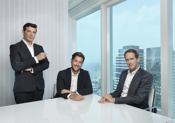 מימין לשמאל: מנואל זיסהולץ, עמית קורץ וסמואל כהן סולל. צילום: יונתן בלום