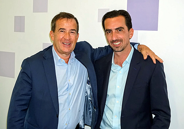 ז'אן-פייר ברולארד, סגן נשיא ומנכ"ל אזור EMEA ב-VMware, ואלי שקד, מנהל פעילות החברה בישראל. צילום: פלי הנמר