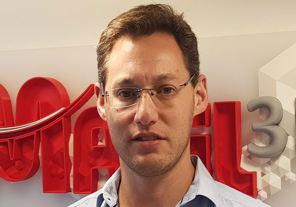 אנדרס אידסס, מנהל חטיבת התלת ממד בחברת מפעיל. צילום: יח"צ