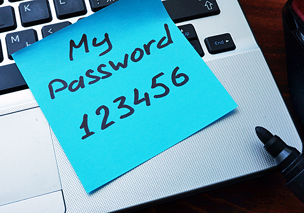 סיסמה קוראת לגנב. צילום: BigStock