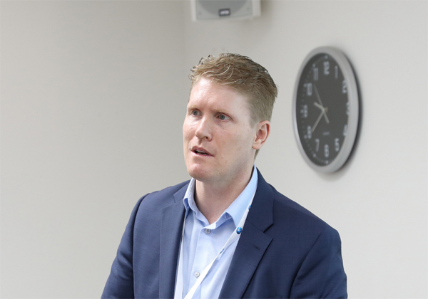 סטיבן בוייר, מייסד ומנהל הטכנולוגיות הראשי של BitSight. צילום: עזרא לוי