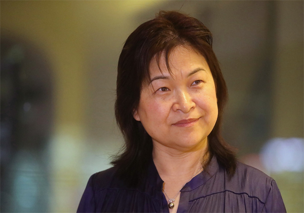 האיין סונג, סגנית נשיא בכירה ומנכ''לית תחום שווקי אבטחת מידע ב-Splunk צילום: ניב קנטור .