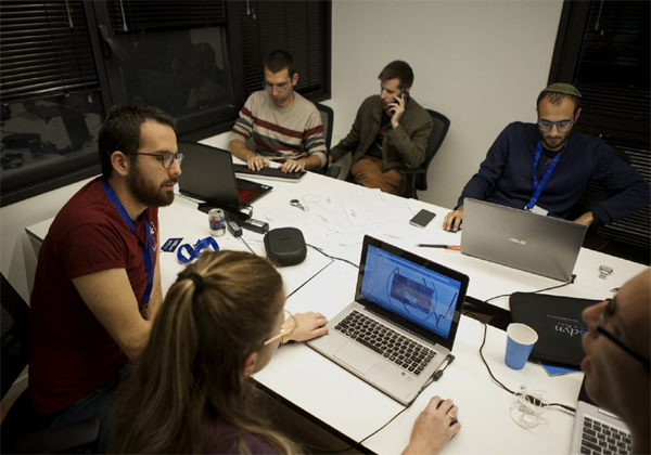 האקתון AI FROM SPACE. צילום: ניב קנטור