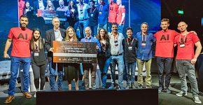 במקום הראשון: Senecio Robotics. צילום: תומר פולטין