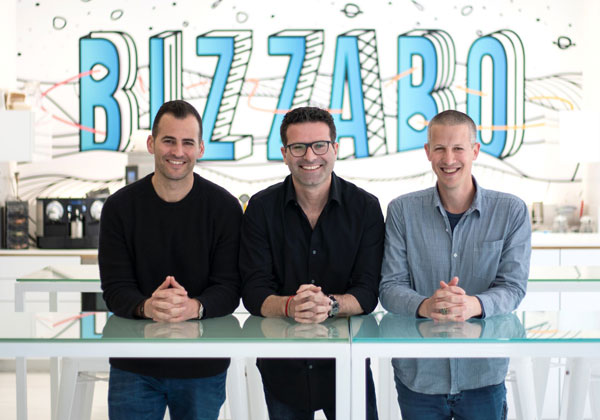 מייסדי ביזאבו - בועז כץ, אלון אלרואי וערן בן שושן. צילום: יח"צ