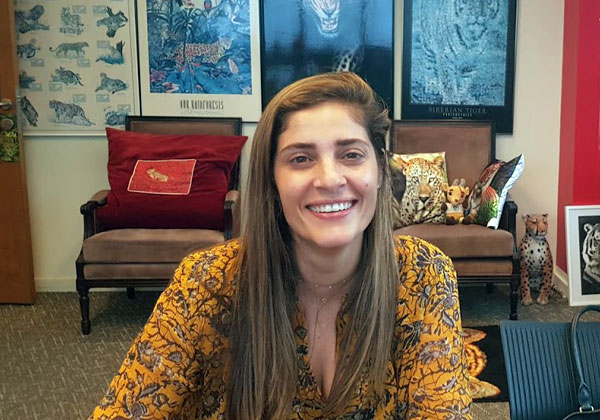 באה לבקר במאורת הנמר: אשרת בן משה, יזמית ומנכ"לית ג'ינג'ר. צילום: פלי הנמר