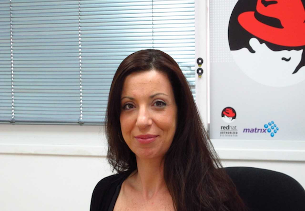 שרון אקשטיין, מנהלת לקוחות בכירה ב-Matrix Open Source-, המייצגת בישראל את Aqua Security. צילום: יח"צ
