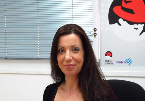 שרון אקשטיין, מנהלת לקוחות בכירה ב-Matrix Open Source-, המייצגת בישראל את Aqua Security. צילום: יח"צ