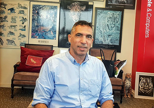 בא לבקר במאורת הנמר: גדי פרץ, ה-CTO ומנהל הדליוורי של טק מהינדרה. צילום: פלי הנמר