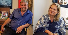 באו לבקר במאורת הנמר: מימין - שרה הליקזר, מנהלת הפעילות של אינפור בישראל, ואלי מייזלס, מנכ"ל אינטנטיה ישראל. צילום: פלי הנמר