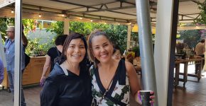 מיכל צפיר ומנהלת יחידת החדשנות של מטריקס, יהלי אדמתי. צילום: יח"צ