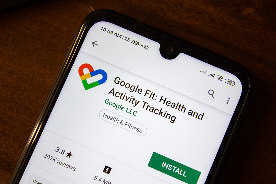 אפליקציית Google Fit. צילום: BigStock