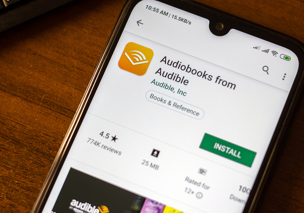 אפליקציית Audiobooks של אודיבל מבית אמזון. צילום: BigStock