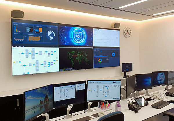 מרכז ניטור הסייבר של רכבת ישראל. צילום: צילום פרסום