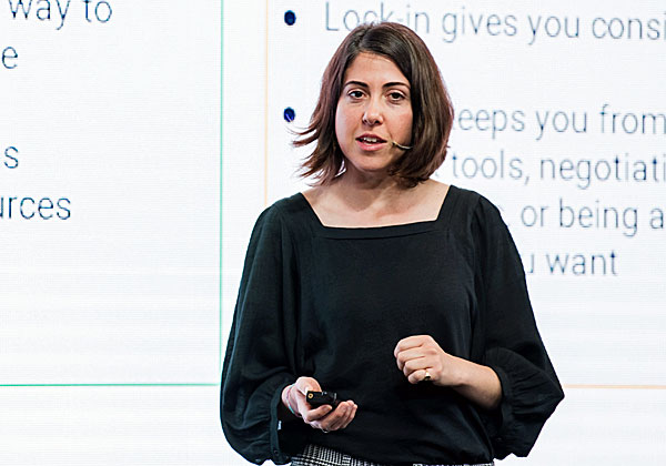 חן גולדברג, מנהלת הנדסה בגוגל קלאוד העולמית. צילום: תומר פולטין, יש אווירה