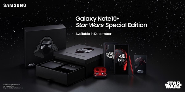 +Galaxy Note 10 במהדורה המוקדשת למלחמת הכוכבים. צילום: יח"צ סמסונג