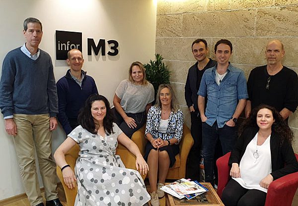 אנשי תפרון, אינטנטיה ואינפור במפגש. צילום: יח"צ