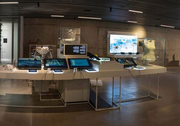 גלריית החדשנות במרכז פרס לשלום ולחדשנות. צילום: יח"צ