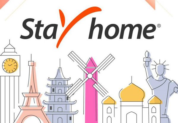 הישארו בבית! הלוגו של פיוניר, במסגרת הקמפיין