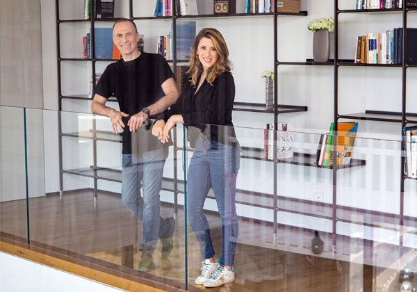 איה פטרבורג וחיים סדגר, שותפים ב-S Capital. צילום: שרון לוין