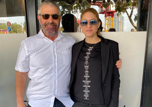 מימין: מיה יניב, יו"ר ועד העובדים בסלקום, ורו"ח סמי בקלש, הדירקטור מטעם העובדים. צילום: יח"צ