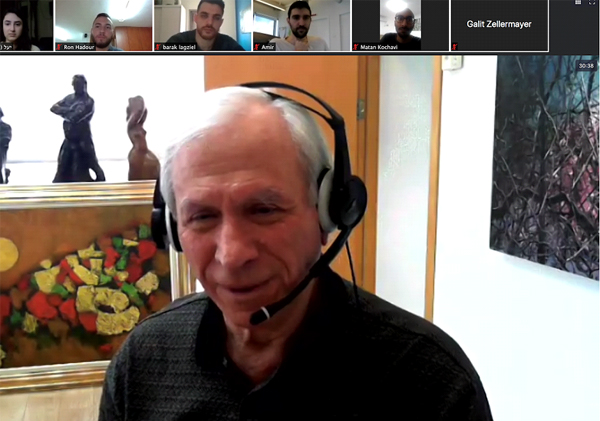מברך בזום. זהר זיסאפל, ממיסדי רד וקבוצת רד-בינת. צילום: יח"צ