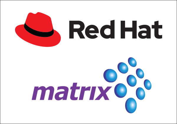 רד-האט ומטריקס עם הפנים קדימה