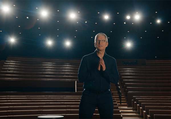 מנכ"ל אפל, טים קוק. צילום מסך: נחמה אלמוג