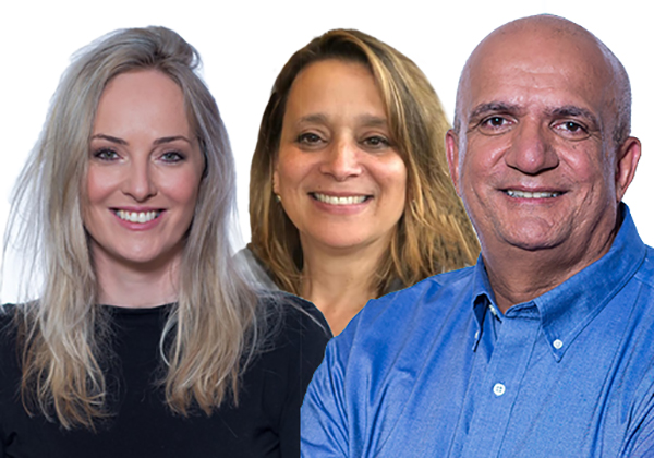 מימין: דיוויד בלום, רחל פישביין קליינר וריקי אלוני.צילומים: דרור סיתהכל ויח"צ