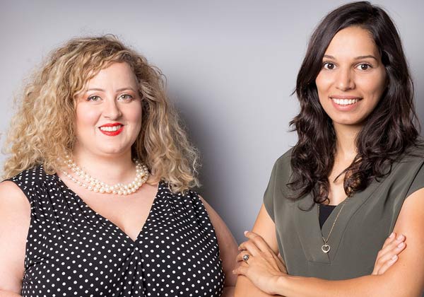 אריאלה רוזן וחולוד עיוטי, המנכ"ליות המשותפות של פרזנטנס. צילום: שני נחמיאס